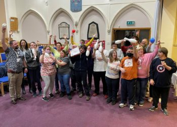 CLASP members enjoying a skittles meeting.