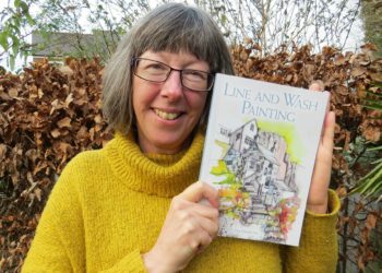 Liz Chaderton with her new book Picture: Sue Corcoran