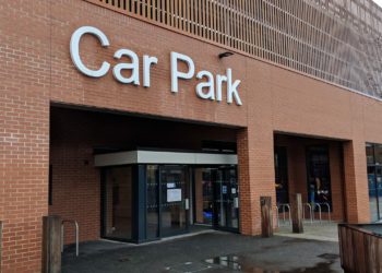 Residents will gather outside the car park to call for action. Picture: Phil Creighton