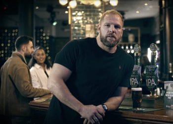 James Haskell has teamed up with Greene King to celebrate its grant scheme for grassroots sports clubs, Proud To Pitch In