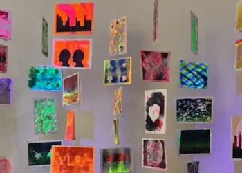 Artwork produced as part of the Access all Areas community arts project at South Hill Park