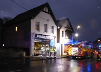 Police and fire crews are on the scene