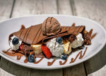 Sweet treats: a loaded chocolate pancake Picture: DLKR on Unsplash