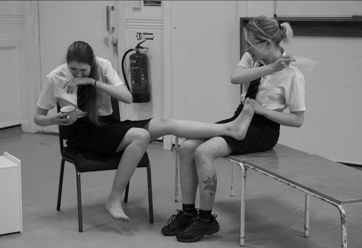 Yous Two in rehearsal for Progress Theatre Picture: Aidan Moran