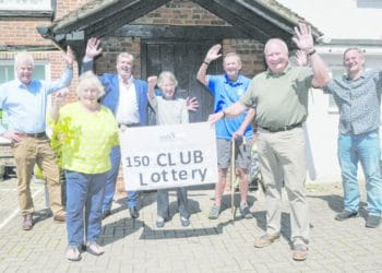 The Launch of the 150 Club Draw at the Wade Day Centre on Saturday.
