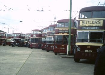 reading trolleybuses