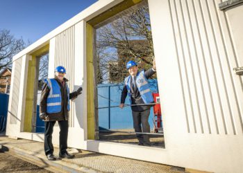 Low emission housing at Carnival Place Picture: Stewart Turkington