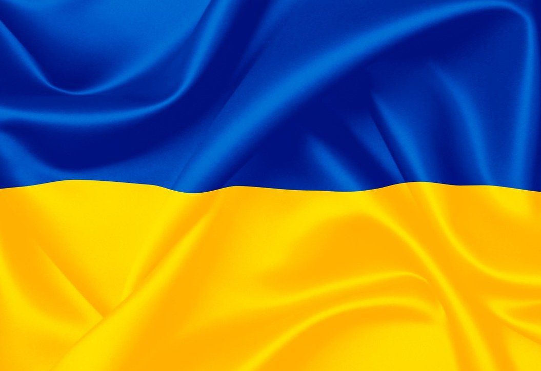 Ukraine's colours are yellow and blue