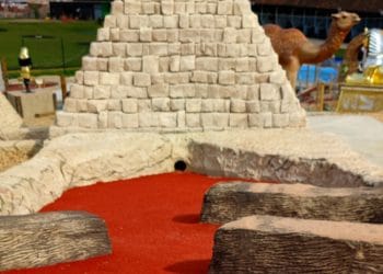 The Desert Course at Golfplex has a number of obstacles to challenge your putting skills Picture: Golfplex