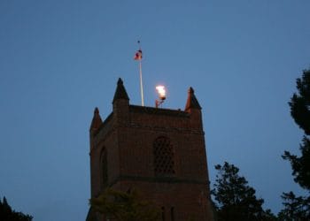 Beacon on top of St James Church in Finchampstead Picture: Daniel Blackham