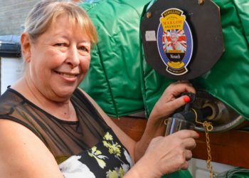 Queens Head Beer Festival in Wokingham.

Landlady, Carol Williams