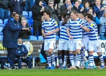 Reading v Blackburn Rovers.Reading score.