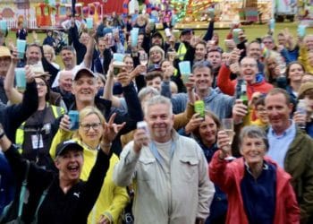 TOGETHER: Swallowfield residents raise a toast to Max Bowker who left a fund for a one-off event