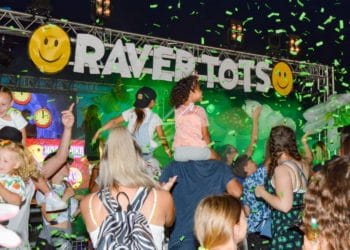 The Raver Tots event at Prospect Park on Sunday.
