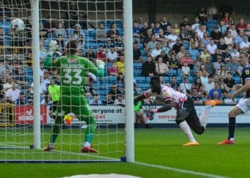 DEBUT: Naby Sarr's goal was enough to see Reading defeat Millwall 1-0 on Saturday afternoon. Picture: Steve Smyth
