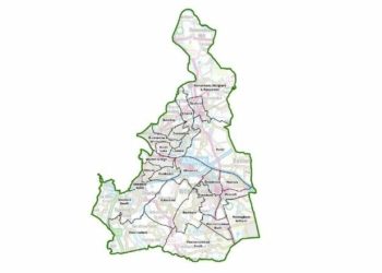 Map of Wokingham borough