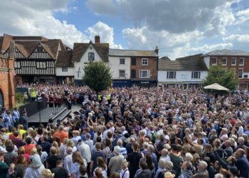 The Wokingham borough proclamation ceremony held in Market Place on Sunday, September 11 Pictures: Phil Creighton