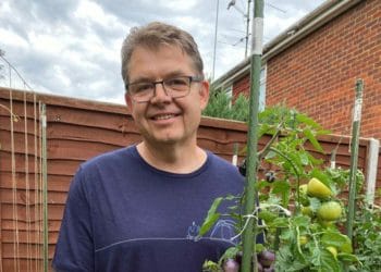 Spencers Wood resident Evgeni Ganev has discovered his passion for vegetable growing over the past three years. Picture: Evgeni Ganev