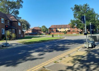 Plans for a permanent toucan crossing on Biggs Lane, Arborfield have not materialised, according to one parent. Picture: Wokingham Borough Council