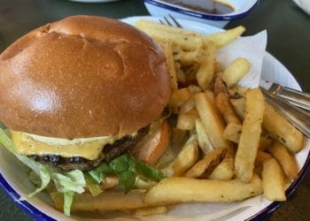 The Halloumi 2.0 burger at Honest Burgers Picture: Phil Creighton