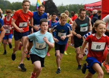 Running for charity. Picture: Chris Drew, courtesy of Barnes Fitness