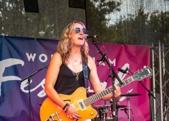 Cams Jurasek of Third Lung at Wokingham Festival 2022 - Picture: Andrew Merritt
