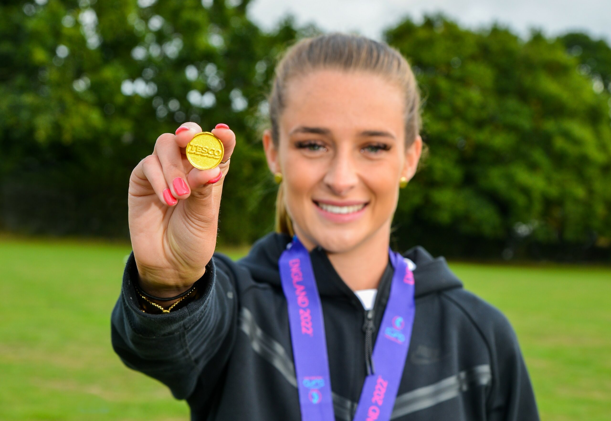 LUCKY DIP: England Lioness, Ella Toone, has teamed up with Tesco to launch the Golden Grants