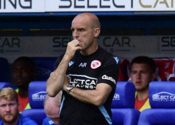 Alex Rae stood in for Paul Ince on the touchline for Reading FC's loss against West Brom. Picture: Luke Adams.
