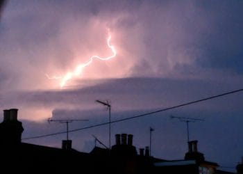 The Met Office has warned of heavy rain, wind, thunder, and lightning on the evening of Sunday, October 23. Picture: Phil Creighton