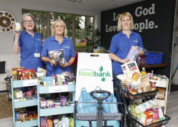 Volunteers from Crowthorne Foodbank Picture: David Wilson Homes