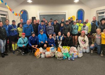 Shinfield Running Club and Helping Hand came together in a heartwarming demonstration of community spirit. Picture: Ji-Min Lee