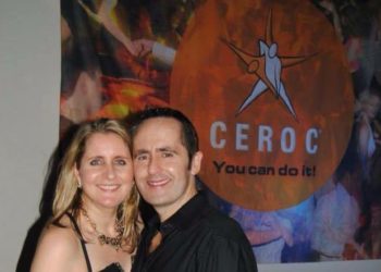 Becky and Bill Cooper who run the Ceroc Thames Valley dance club