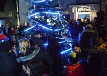 Twyford's Christmas light switch-on in 2018 Picture: Phil Creighton