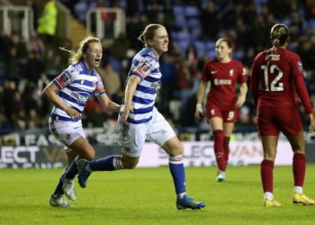 Reading Women scored a 89th minute equaliser to secure a point against Liverpool on Thursday night. Picture: Neil Graham