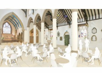 An artist's impression of the new cafe space. Picture courtesy of All Saints Church.
