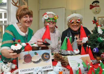 Wade Day Centre Christmas Fair on Saturday.

Sue English, Julia Isaacs and Sue Kempster.