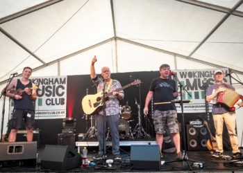 RyeWolf performing at Wokingham Festival in the summer. Now they are preparing a festive single Picture: Andrew Merritt
