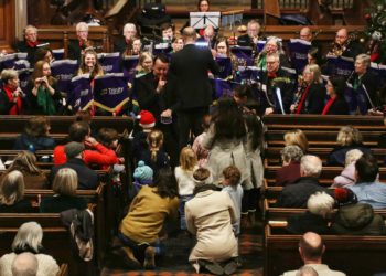 Trinity Concert Band gave a Christmas concert at Reading Minster Church on Saturday, December 10 Picture: Dijana Capan/DVIsion Images