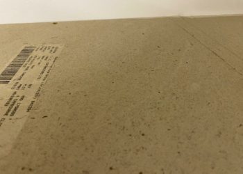 mould on a kitchen unit of the home of Craig Faulkner in Camborne Close, Lower Earley. Credit: Craig Faulkner