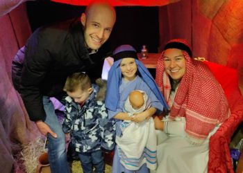 A photo opportunity in the stable at All Saints Christmas Experience. Picture courtesy of All Saints Church