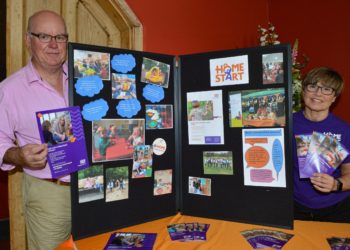 Wokingham Volunteer Fair at the Town Hall on Saturday.

The Home Start Stand:  Chris Jack and Mandy Ozficici.