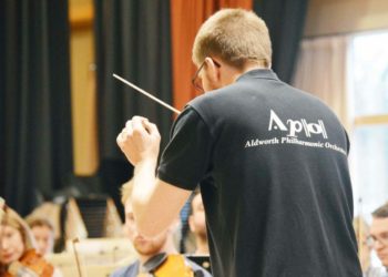 Aldworth Philharmonic Orchestra rehearsals for January 2020 concert at Waingels College, Woodley