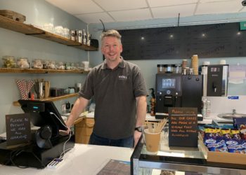 Nic Lander, founder of the Kimel Foundation has opened the Kimel Cafe. Picture: Jess Warren