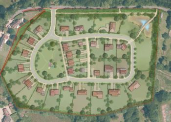 An artist's impression of the proposed development for Broadcommon in Hurst