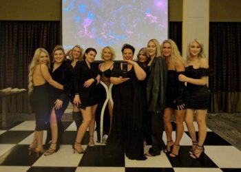 Team members at the Woodley branch of Marc Antoni, led by Charlotte Gardener. Picture: Courtesy of the Marc Antoni Awards