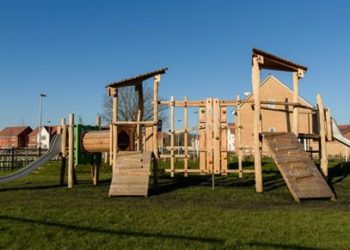 The play equipment is suitable for children aged from three to 12. Picture courtesy of Crest Nicholson