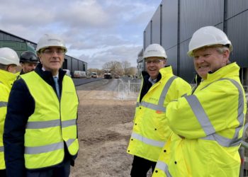 The Wokingham MP was shown around Shinfield Studios on Friday. Picture: Wokingham Conservatives