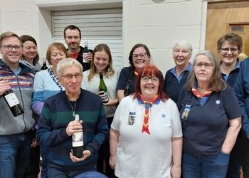 Some of the people who enjoyed the Loddon District Guides quiz night