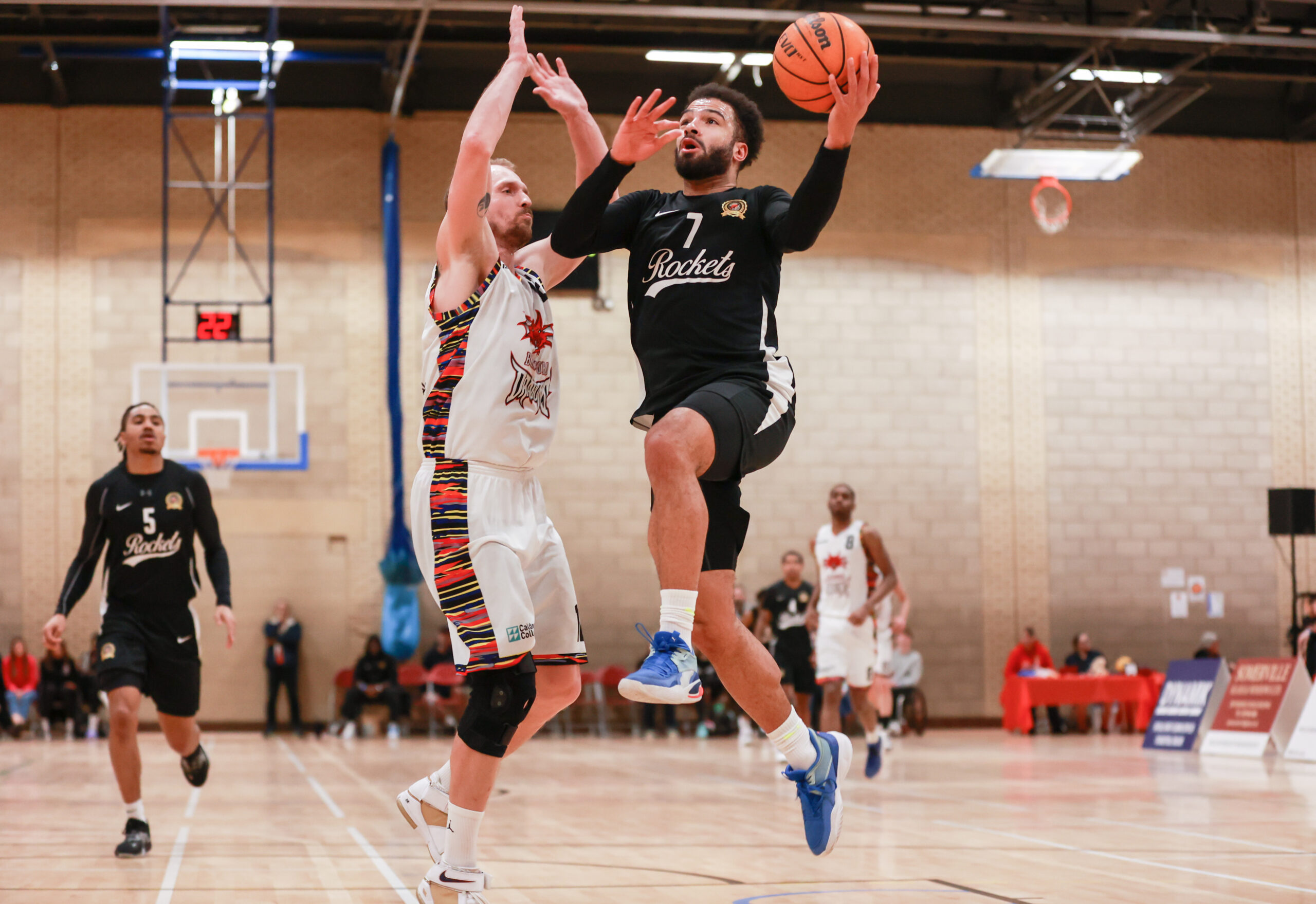 Lewis Champion of Reading Rockets. Reading Rockets VS Bradford Dragons in NBL action.