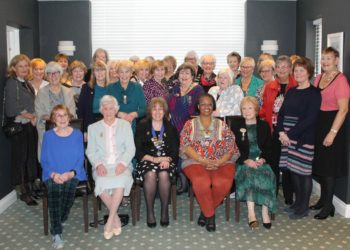 Friends and members of Reading Maiden Erlegh Inner Wheel recently celebrated 21 years of fundraising and friendship. Picture: courtesy of RMEIW